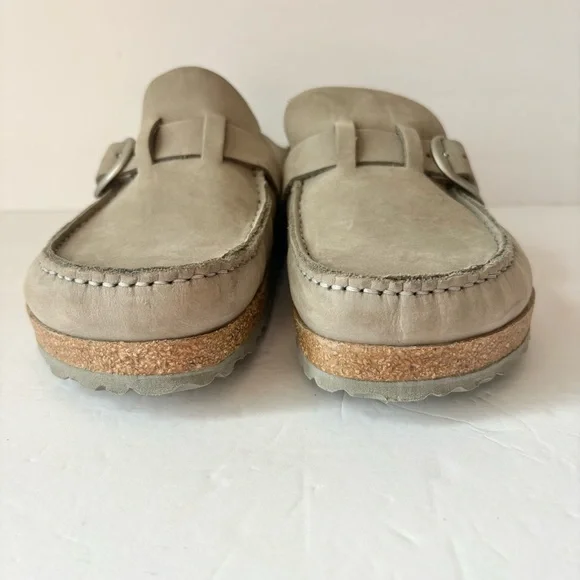 Birkenstock Buckley Suede Slip On Clogs Shoes - Picture 3 of 8